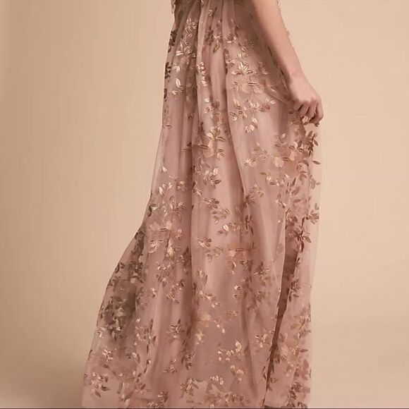 BHLDN ANTONIA DRESS NEW SIZE 10 ROSE GOLD - Picture 7 of 8